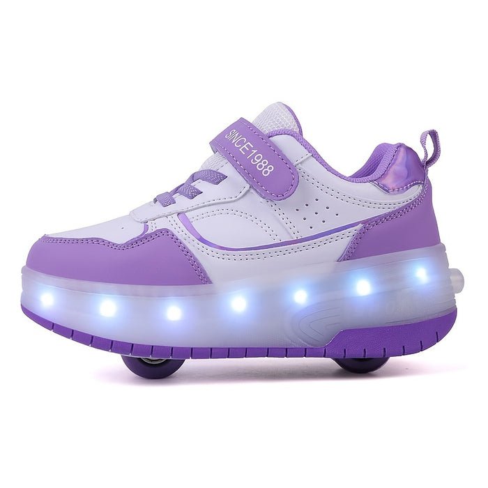 LED Sneakers — Retractable Wheels for Kids 2