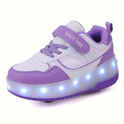 LED Sneakers — Retractable Wheels for Kids 3