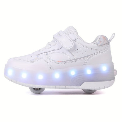 LED Sneakers — Retractable Wheels for Kids 6