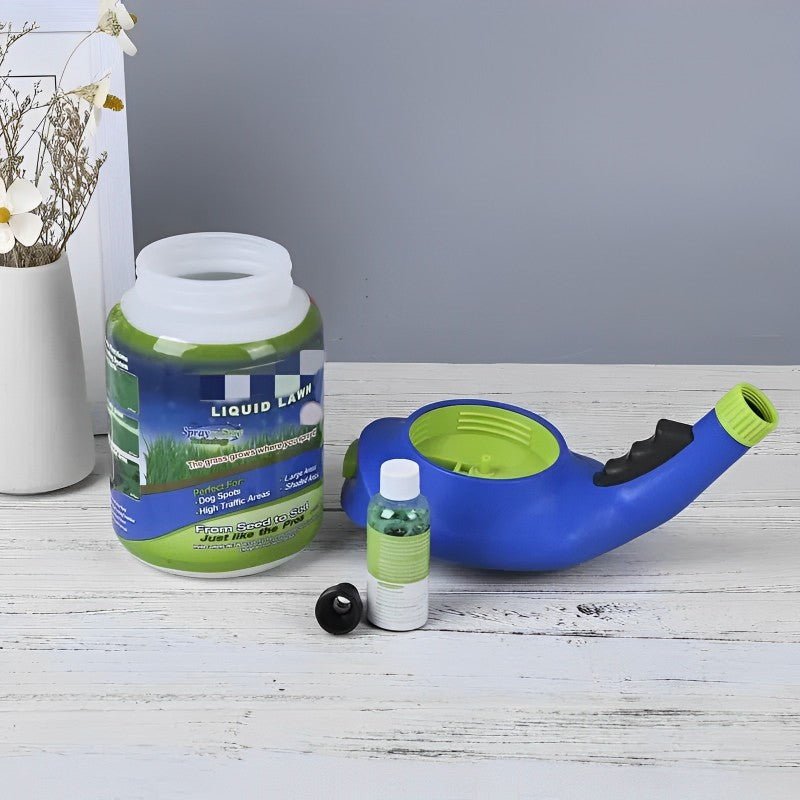 Liquid Lawn Spray Grass Seed Kit — Easy Patch Repair 10