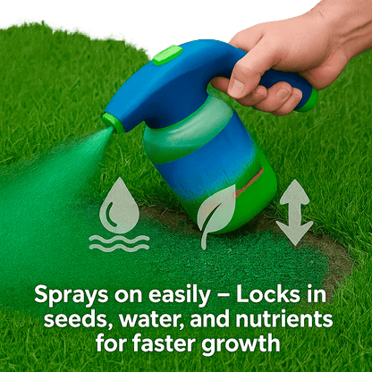 Liquid Lawn Spray Grass Seed Kit — Easy Patch Repair 4