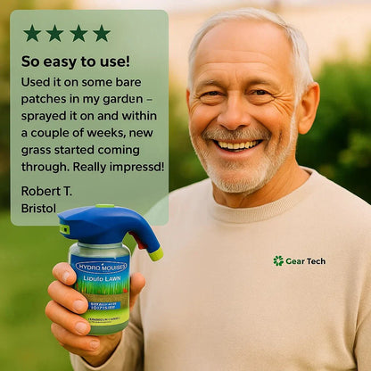 Liquid Lawn Spray Grass Seed Kit — Easy Patch Repair 5