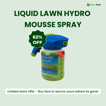 Liquid Lawn Spray Grass Seed Kit — Easy Patch Repair 7