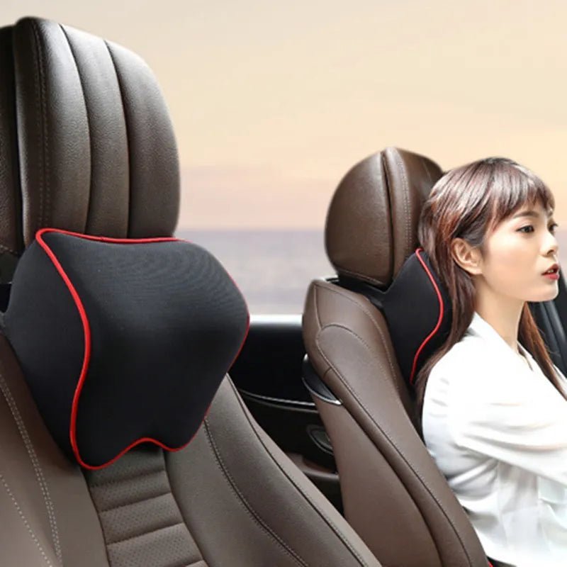 Memory Foam Car Neck Pillows — Ergonomic Set of 2 3