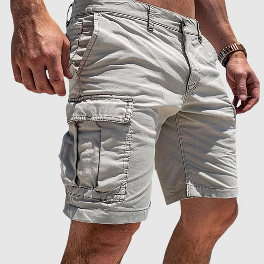 Men's Cargo Shorts — Knee Length with Side Pockets 1