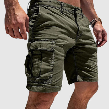 Men's Cargo Shorts — Knee Length with Side Pockets 2