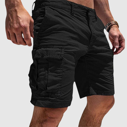 Men's Cargo Shorts — Knee Length with Side Pockets 3