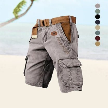 Men's Cotton Cargo Shorts — Six-Pocket Utility 10