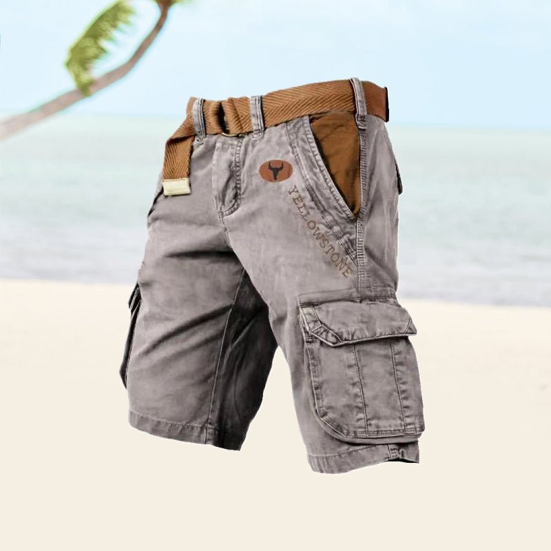 Men's Cotton Cargo Shorts — Six-Pocket Utility 2