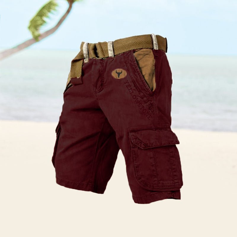 Men's Cotton Cargo Shorts — Six-Pocket Utility 3