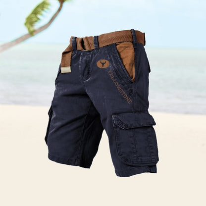 Men's Cotton Cargo Shorts — Six-Pocket Utility 8
