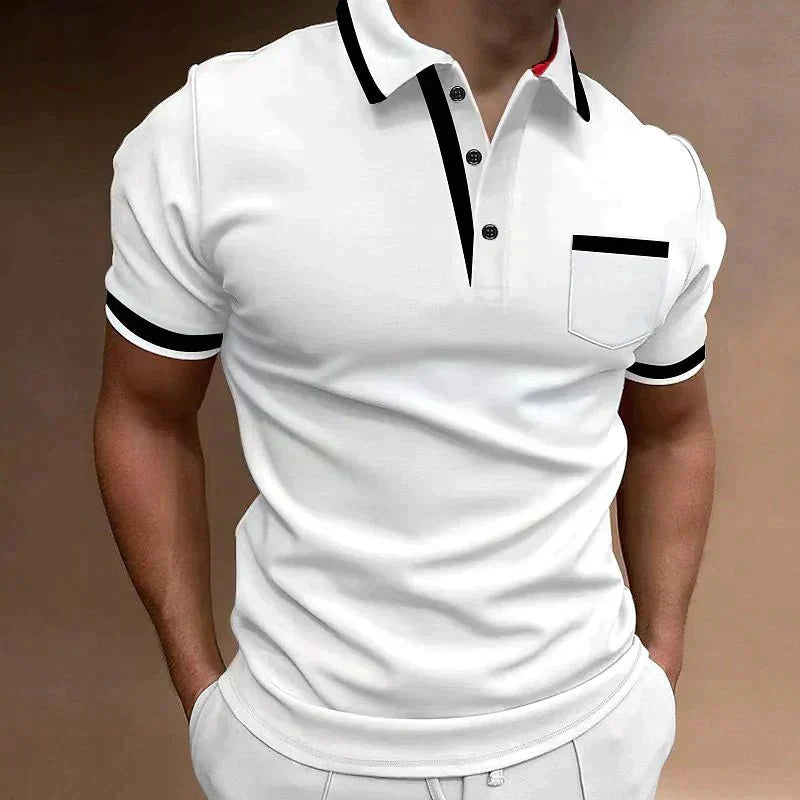 Men's Cotton Polo — Smart-Casual Short Sleeve 1