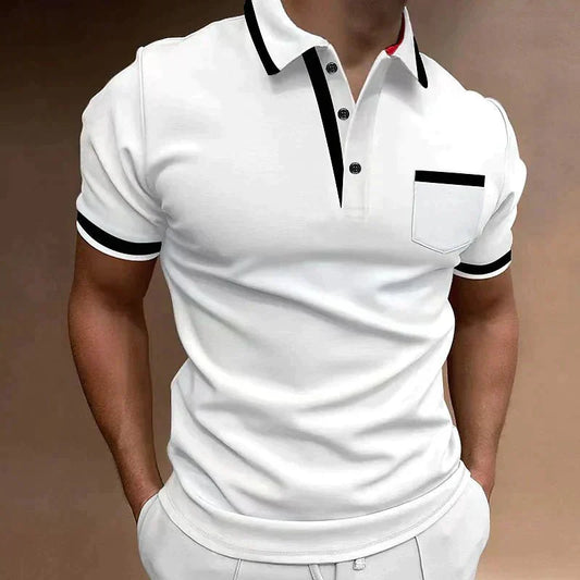 Men's Cotton Polo — Smart-Casual Short Sleeve 1