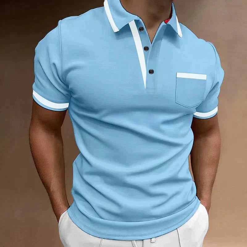 Men's Cotton Polo — Smart-Casual Short Sleeve 4