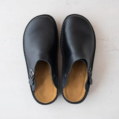 Men's Leather Clogs — Breathable with Rubber Sole 2