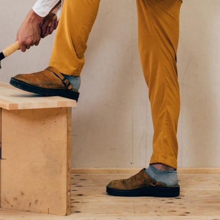 Men's Leather Clogs — Breathable with Rubber Sole 7