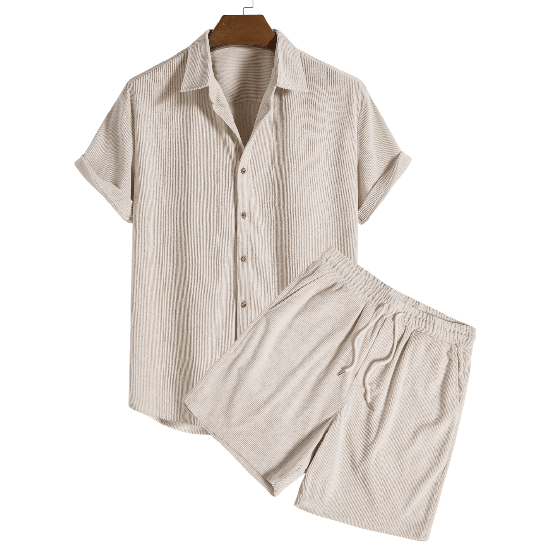 Men's Short-Sleeve Set — Breathable Summer Two-Piece 1