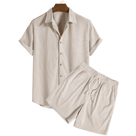 Men's Short-Sleeve Set — Breathable Summer Two-Piece 1