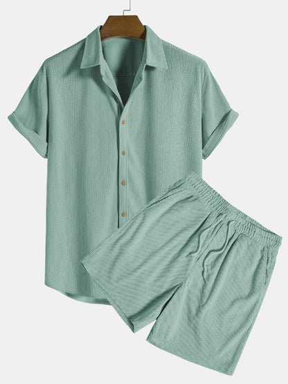 Men's Short-Sleeve Set — Breathable Summer Two-Piece 3