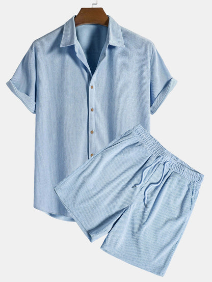 Men's Short-Sleeve Set — Breathable Summer Two-Piece 4