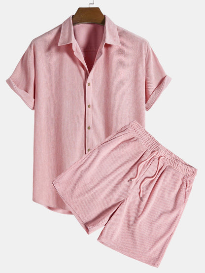Men's Short-Sleeve Set — Breathable Summer Two-Piece 5
