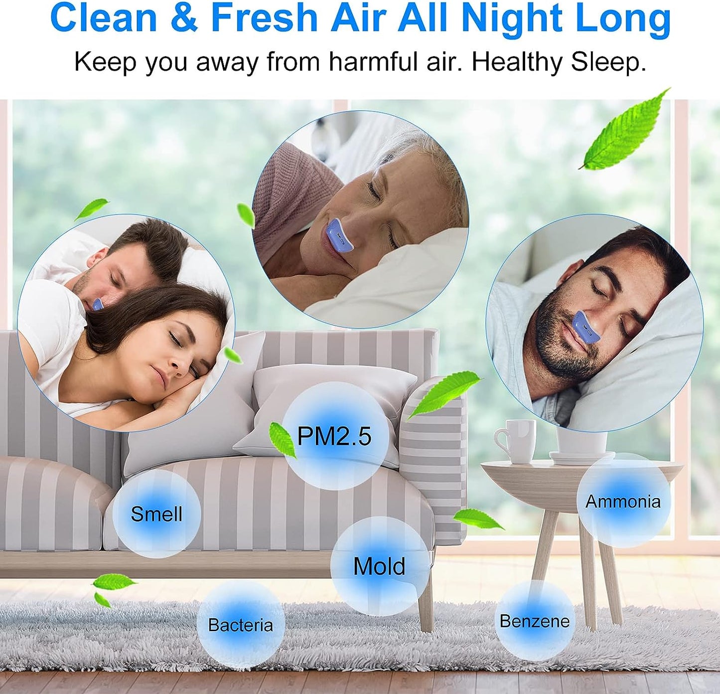 Micro CPAP Anti-Snoring Device for Mild Sleep Apnea 3