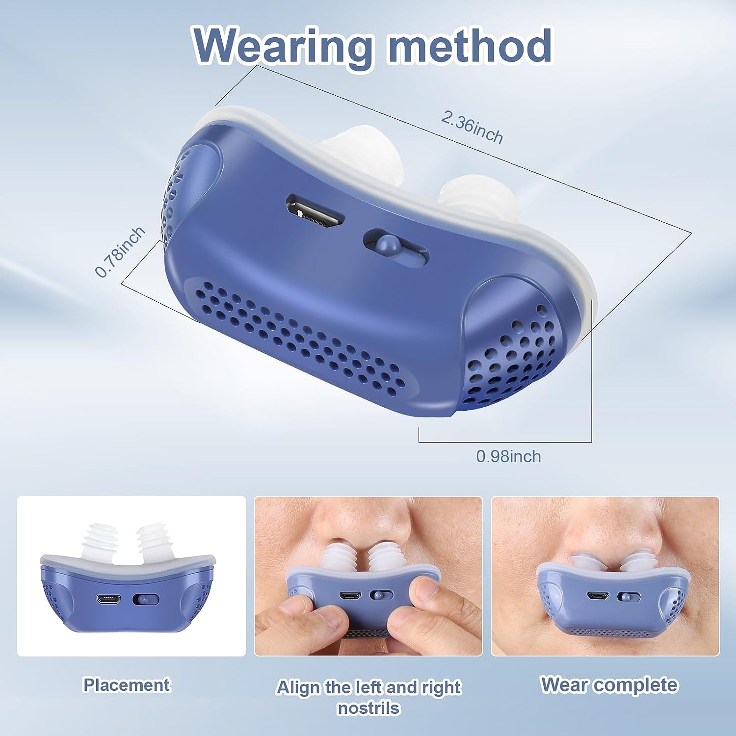 Micro CPAP Anti-Snoring Device for Mild Sleep Apnea 4
