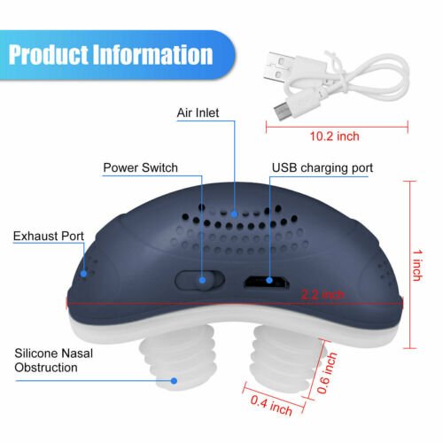 Micro CPAP Anti-Snoring Device for Mild Sleep Apnea 6