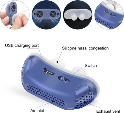 Micro CPAP Anti-Snoring Device for Mild Sleep Apnea 7