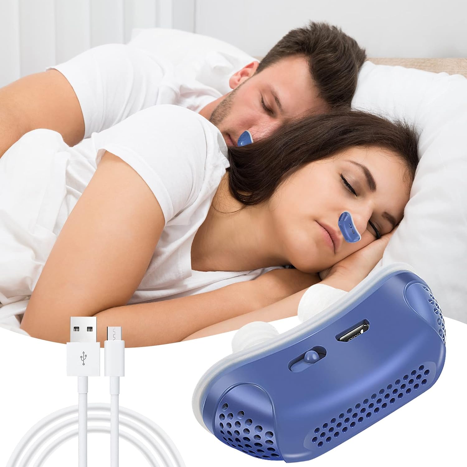 Micro CPAP Anti-Snoring Device for Mild Sleep Apnea 9