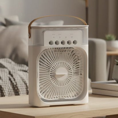 Mini Portable Air Cooler — Rechargeable with Water Tank 1