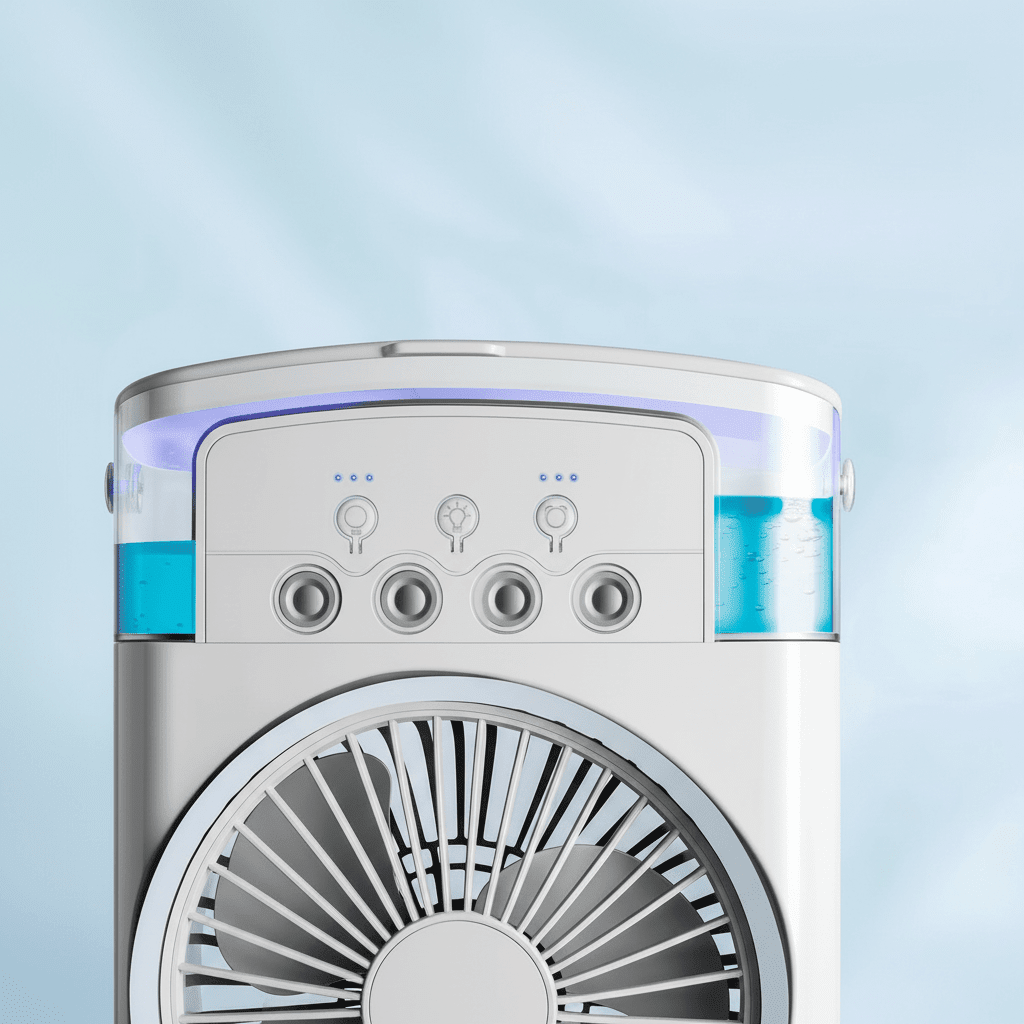 Mini Portable Air Cooler — Rechargeable with Water Tank 3