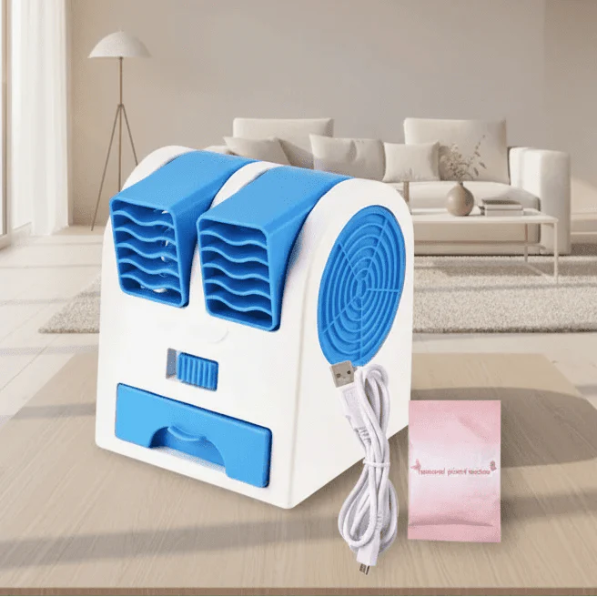 Mini USB Air Cooler — Quiet, Dual Air Outlet 1