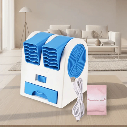 Mini USB Air Cooler — Quiet, Dual Air Outlet 1