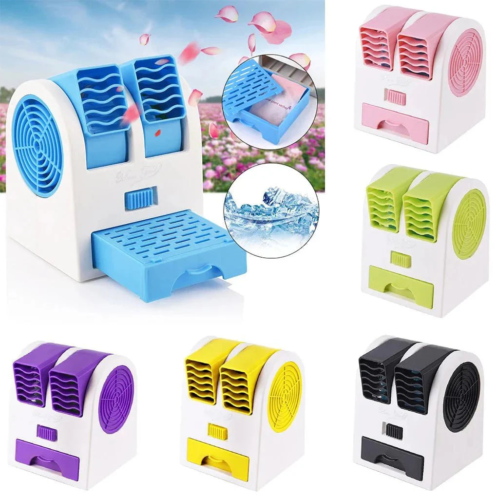 Mini USB Air Cooler — Quiet, Dual Air Outlet 3