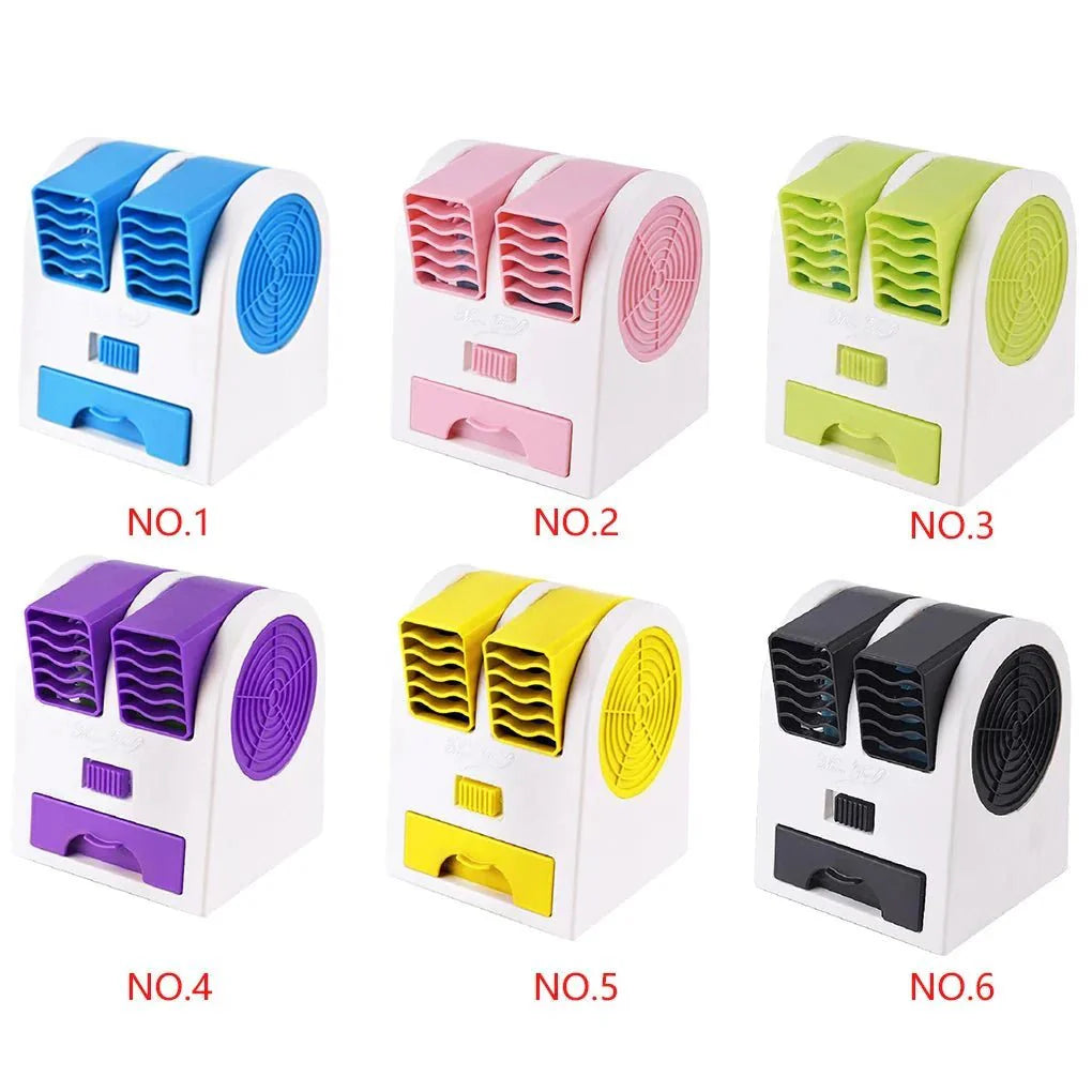 Mini USB Air Cooler — Quiet, Dual Air Outlet 4