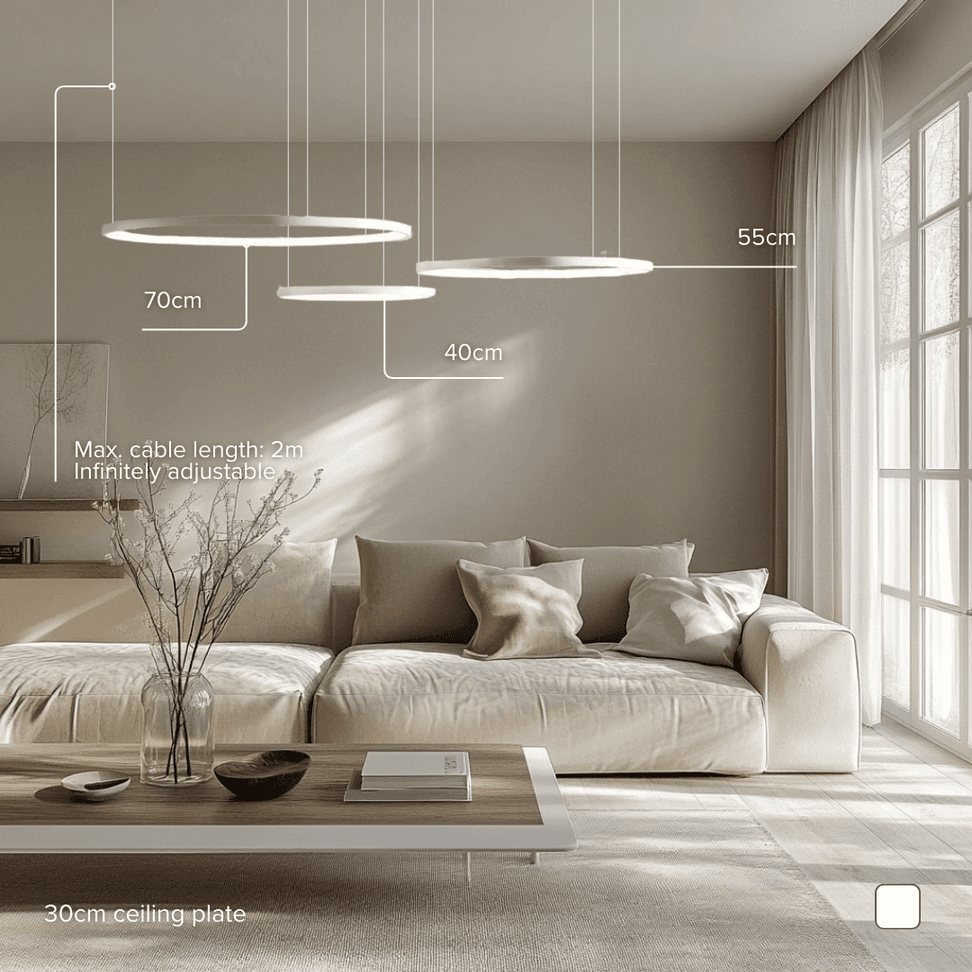 Minimalist Ceiling Light — Timeless Elegant Glow 2