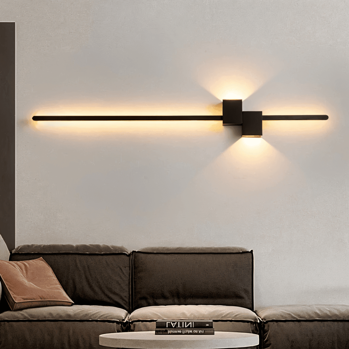 Minimalist LED Wall Sconce — Indirect Metal Lighting 1