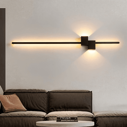 Minimalist LED Wall Sconce — Indirect Metal Lighting 1