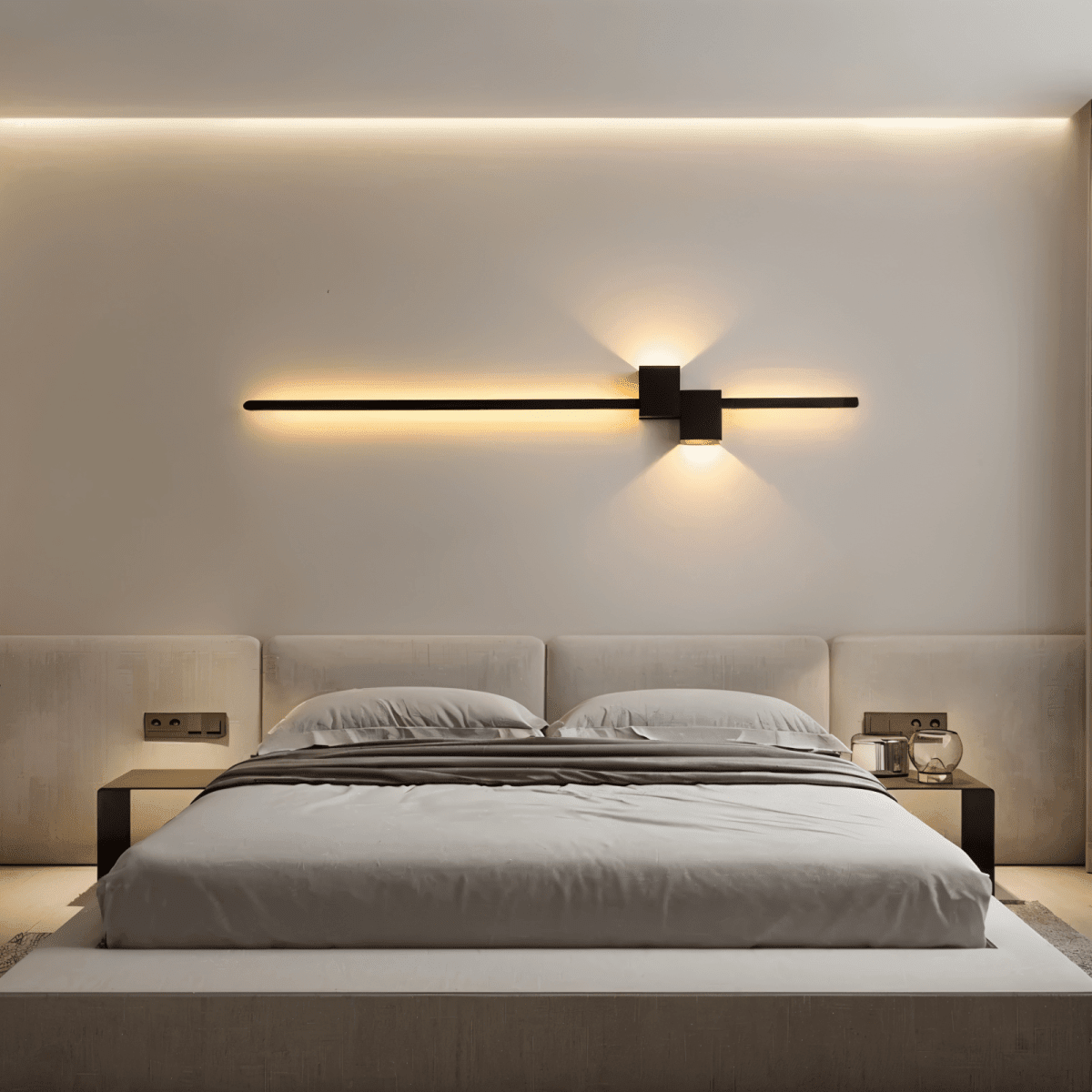 Minimalist LED Wall Sconce — Indirect Metal Lighting 2