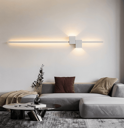 Minimalist LED Wall Sconce — Indirect Metal Lighting 3