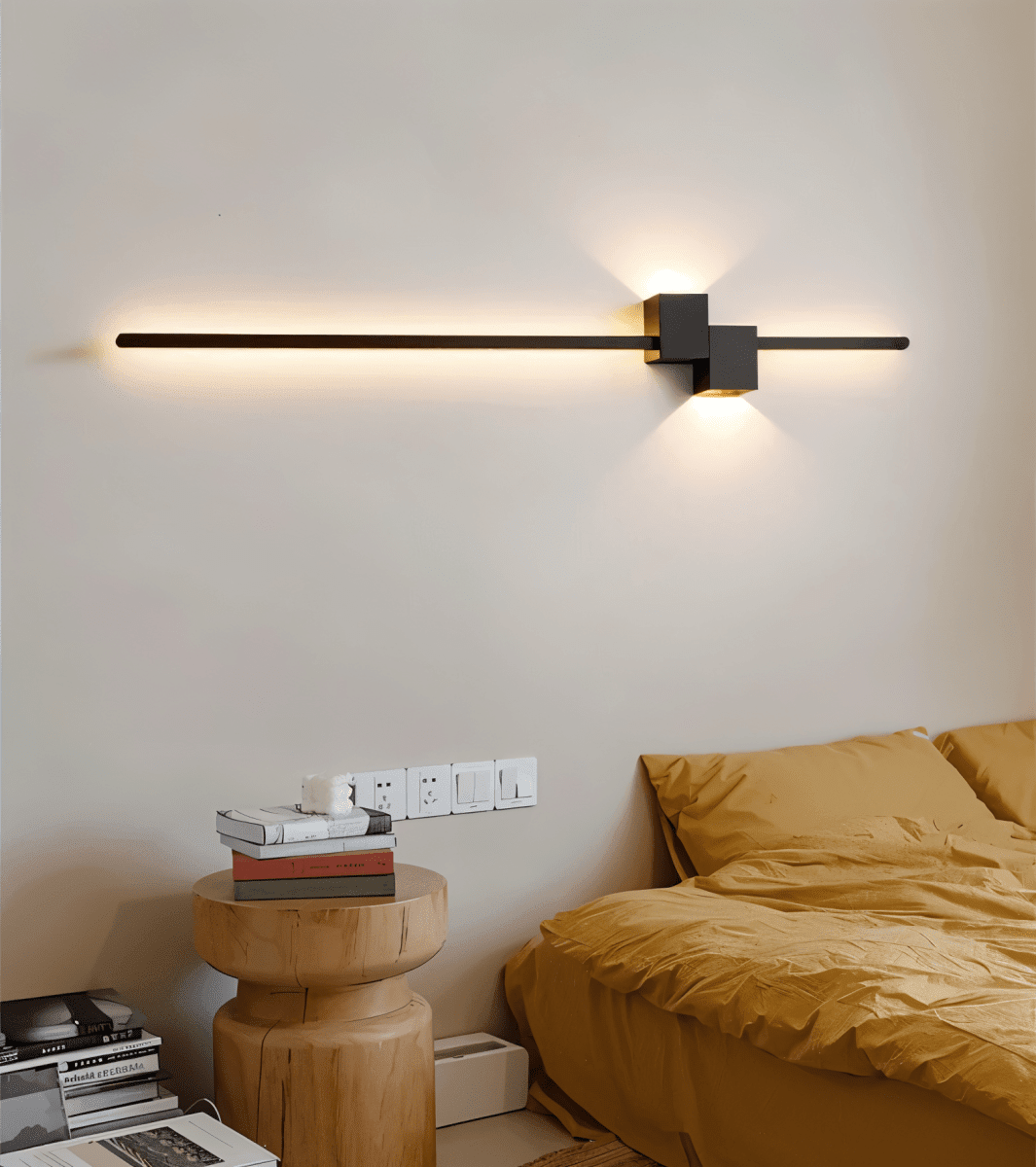 Minimalist LED Wall Sconce — Indirect Metal Lighting 5