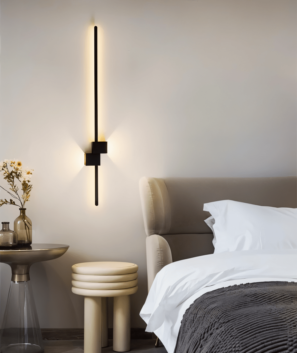Minimalist LED Wall Sconce — Indirect Metal Lighting 8