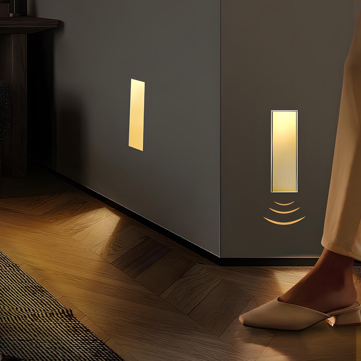 Minimalist LED Wall Sconce with Motion Sensor 1