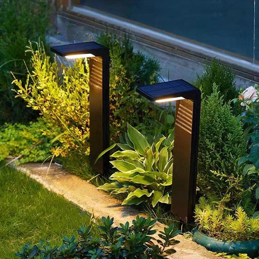 Modern Solar Garden Lamp Post — Adjustable Light 1
