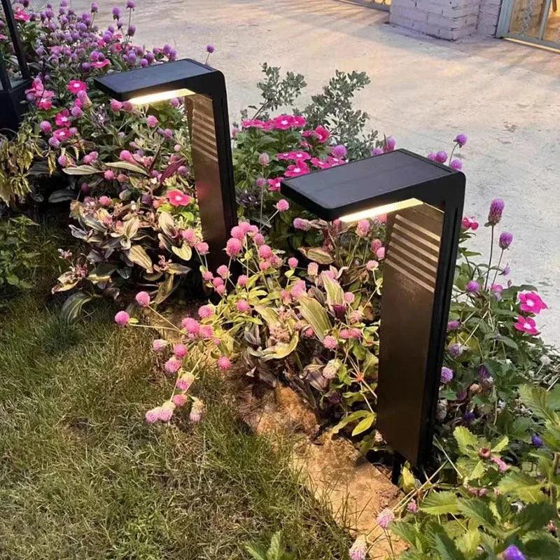 Modern Solar Garden Lamp Post — Adjustable Light 3