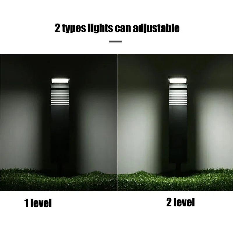 Modern Solar Garden Lamp Post — Adjustable Light 4