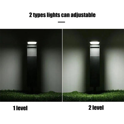 Modern Solar Garden Lamp Post — Adjustable Light 4