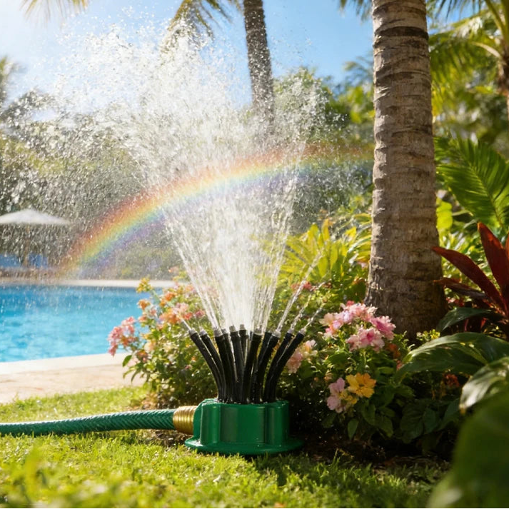 Multi-Head 360° Automatic Garden Sprinkler 3