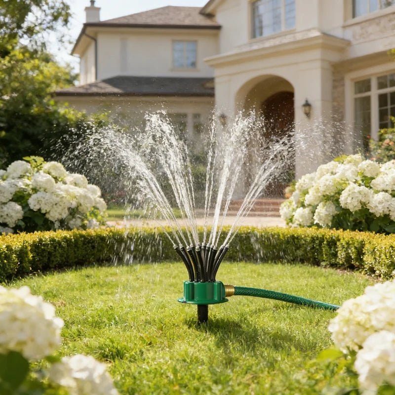 Multi-Head 360° Automatic Garden Sprinkler 5